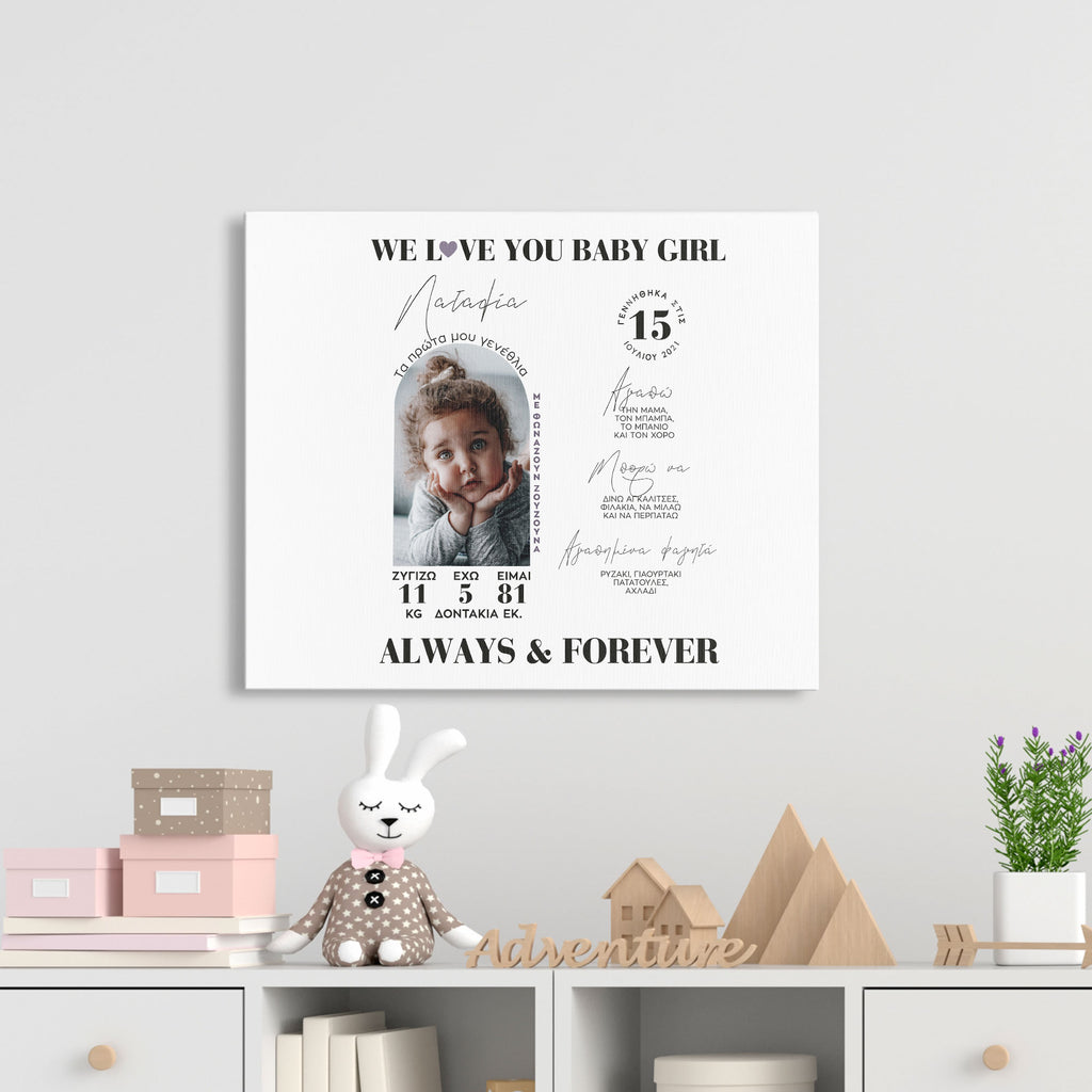 We Love You Baby - Canvas