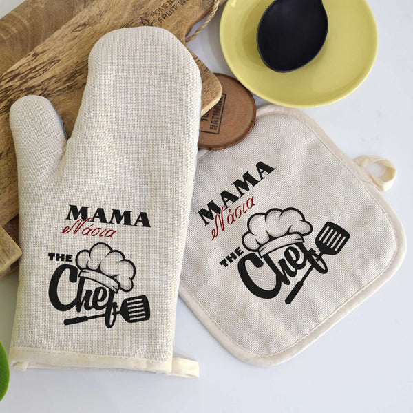 Chef Mom - Oven Mitt & Pot Holder - GOTShirts