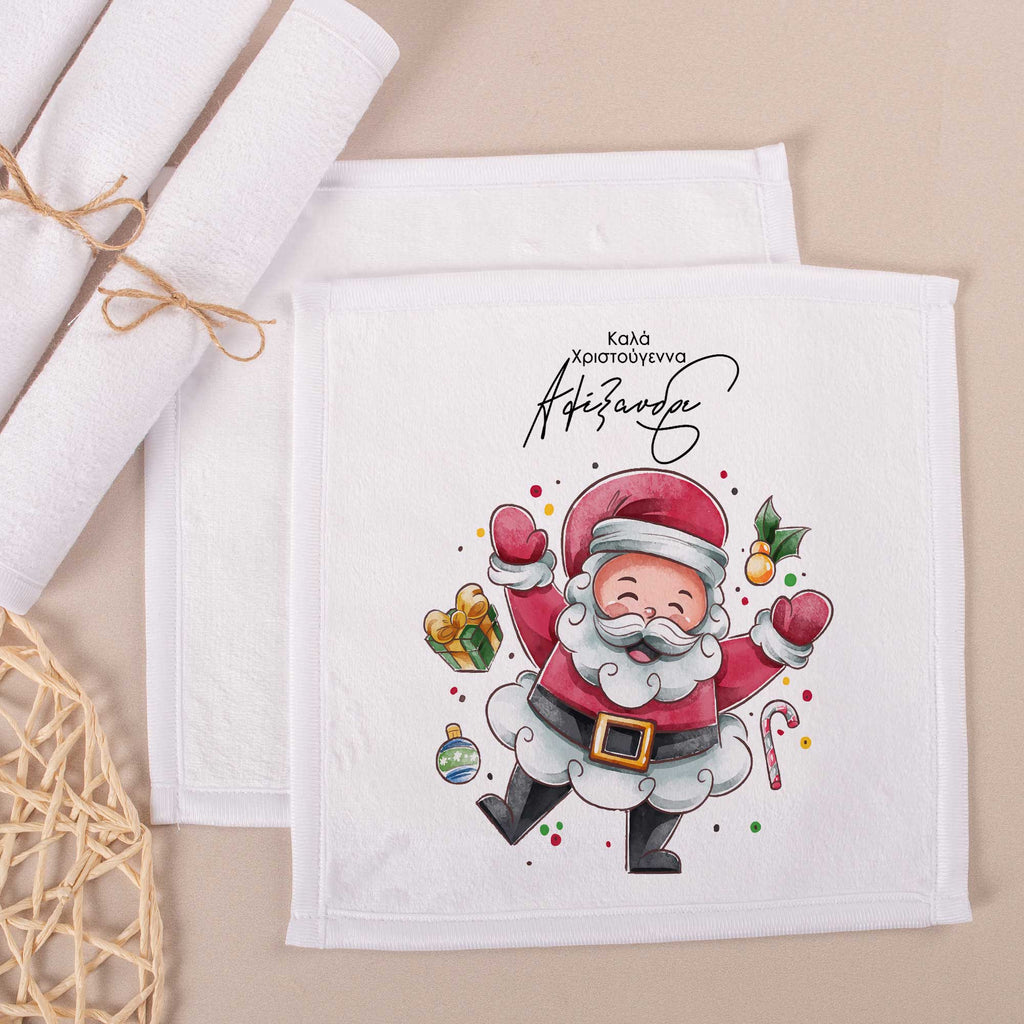 Santa Claus - Personalized Hand Towel - GOTShirts