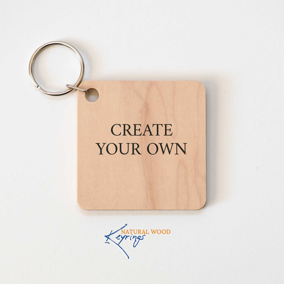 Natural Wood Keyring - GOTShirts