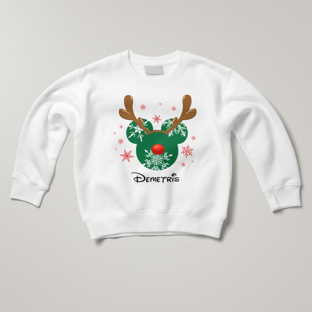 Christmas Mouse Boy - Kids Sweatshirts - GOTShirts