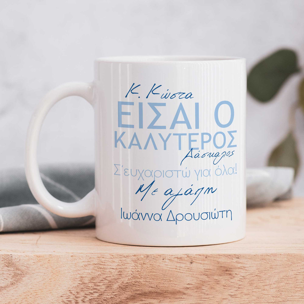 Best Teacher Male - Ceramic Mug 330ml - GOTShirts