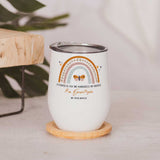Rainbow Teacher - Stainless Steel White Mug - GOTShirts