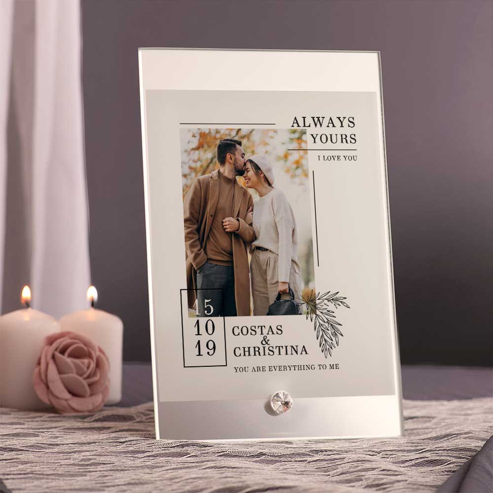 Always Yours - Glass Mirror Frame