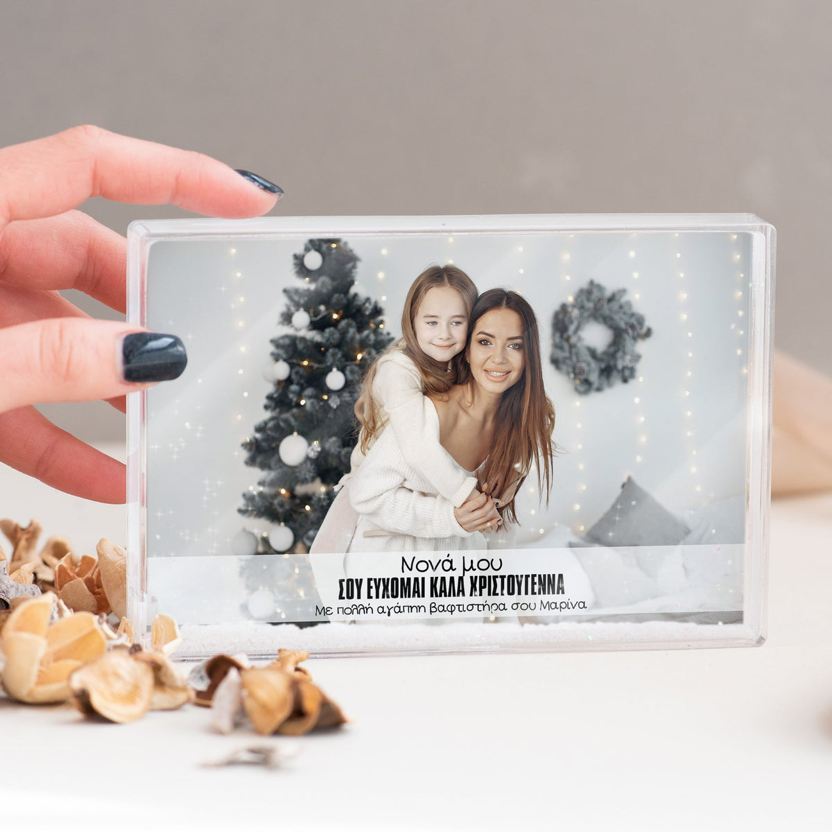 Merry Christmas Godmother - Acrylic Photo Block - GOTShirts