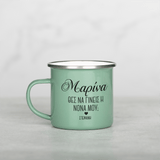Be My Godmother - Colored Enamel Stainless Steel Mug - GOTShirts