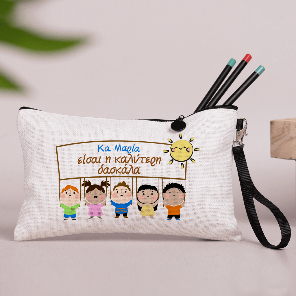 You Are The Best Teacher - Linen Pencil Case - GOTShirts