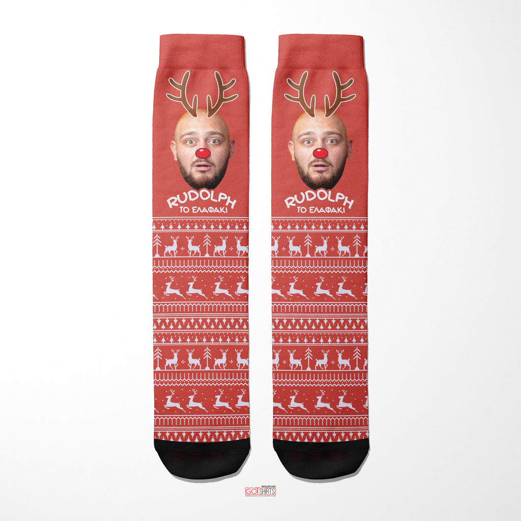 Rudolph The Red Nose Reindeer - Socks