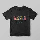 Teacher Flowers T-Shirt - GOTShirts