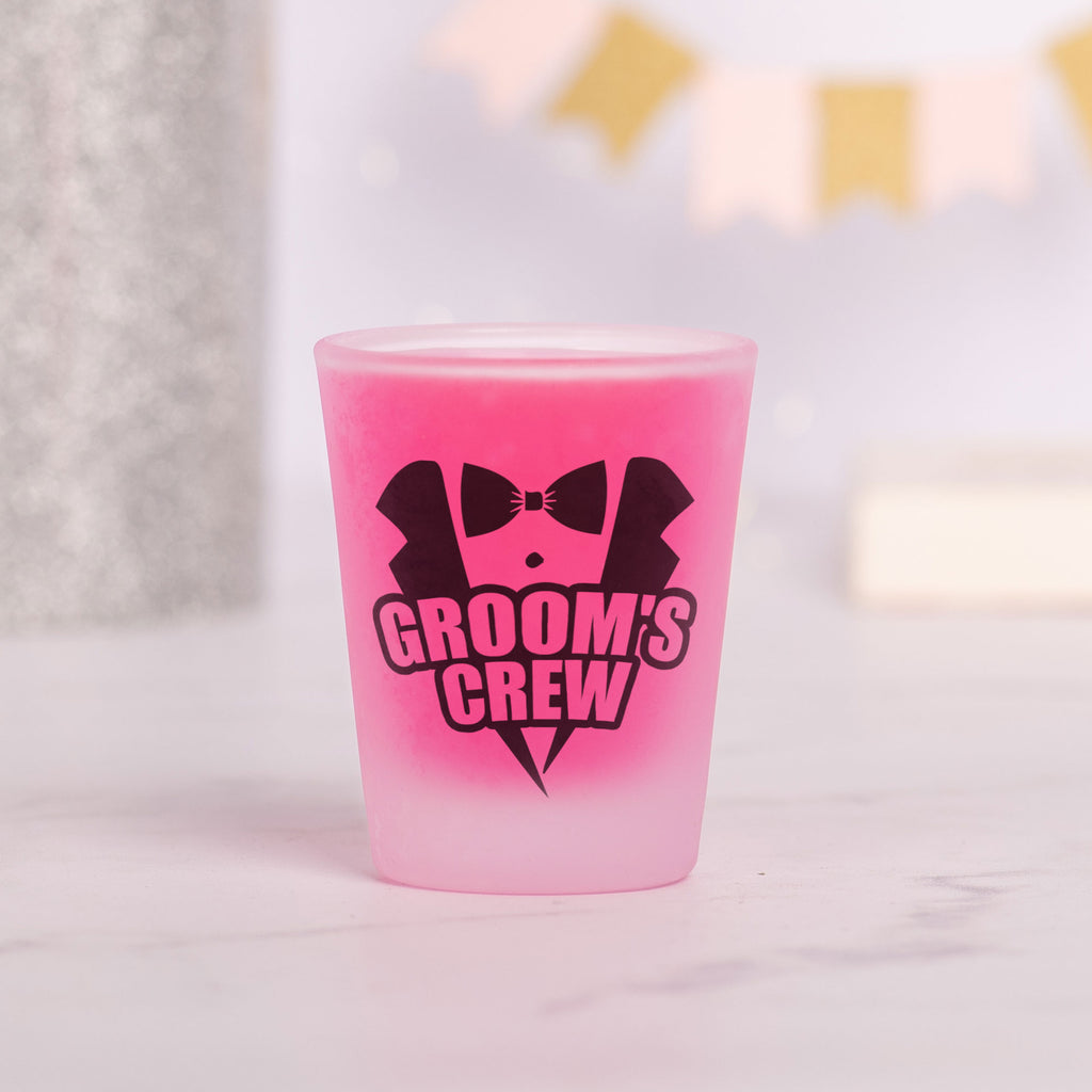 Groom's Crew Tuxedo - Frosted Shot Glass