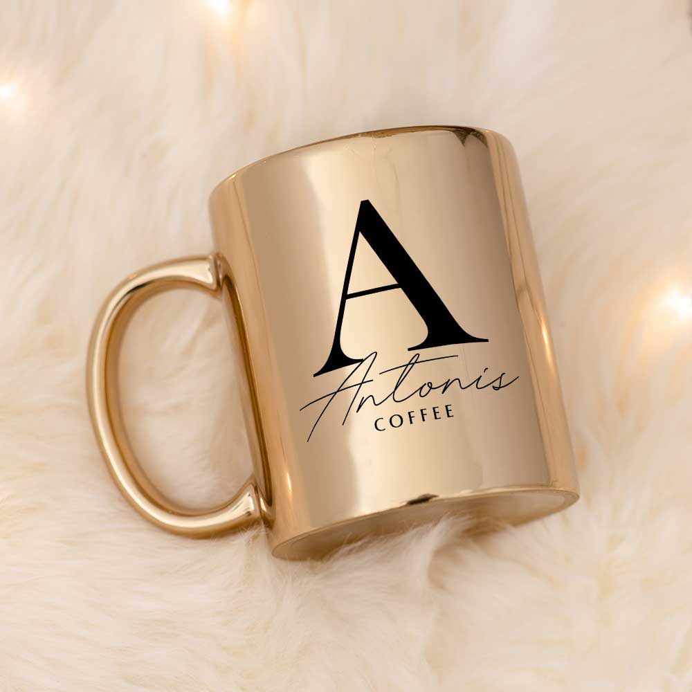 Name & Letter Mirror Mug - GOTShirts