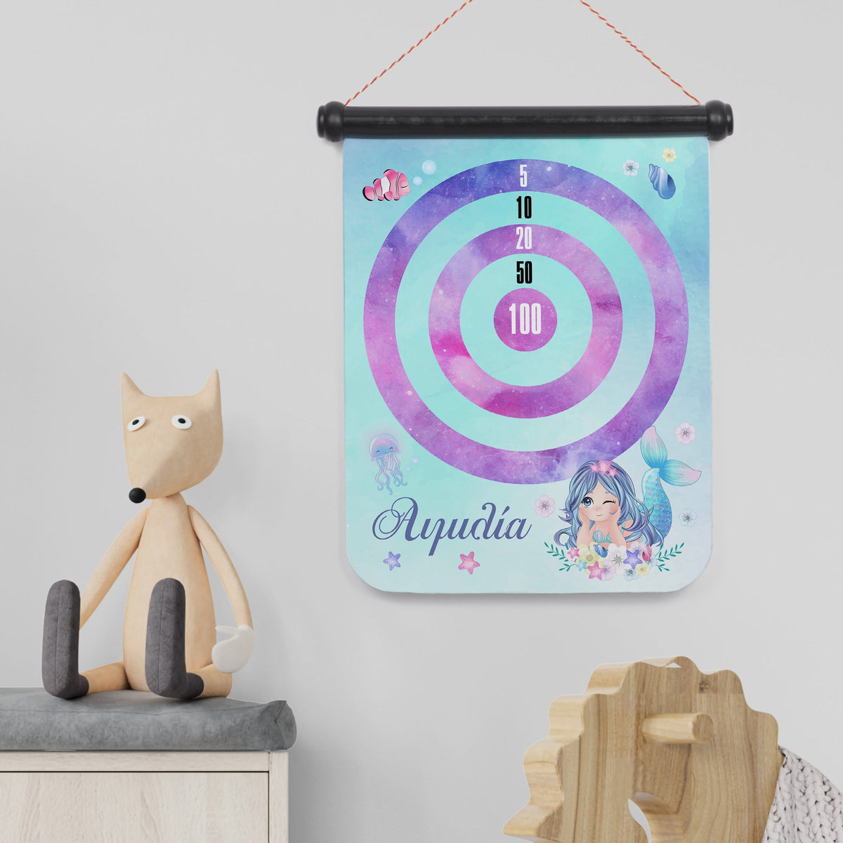 Mermaid - Magnetic Dart Board - GOTShirts