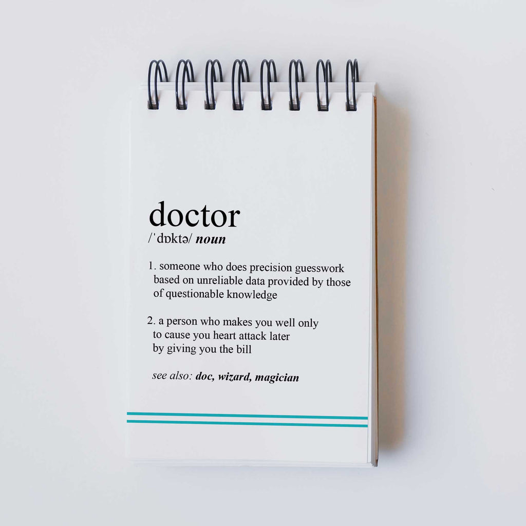 Doctor Definition - Notebook A6