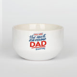 Personalized Ceramic Bowl - Most Awesome Dad - GOTShirts