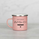 Best Mom Ever - Colored Enamel Stainless Steel Mug - GOTShirts