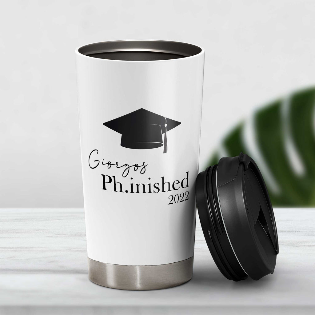 Ph.inished - Stainless Steel Travel Mug - GOTShirts