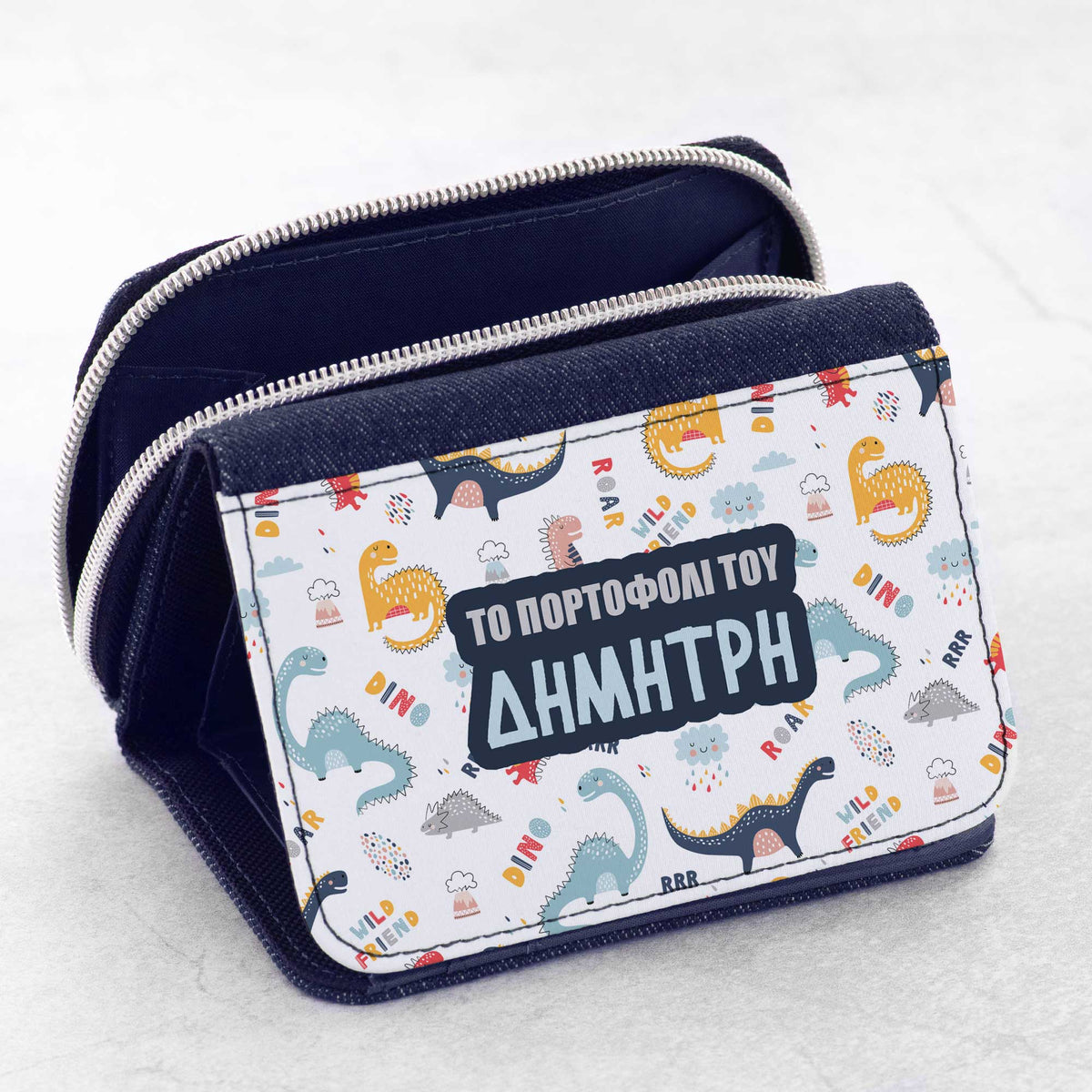 Dinosaurs - Kid's Jean Wallet - GOTShirts