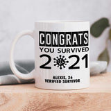 Verified Survivor - Ceramic Mug 330ml - GOTShirts