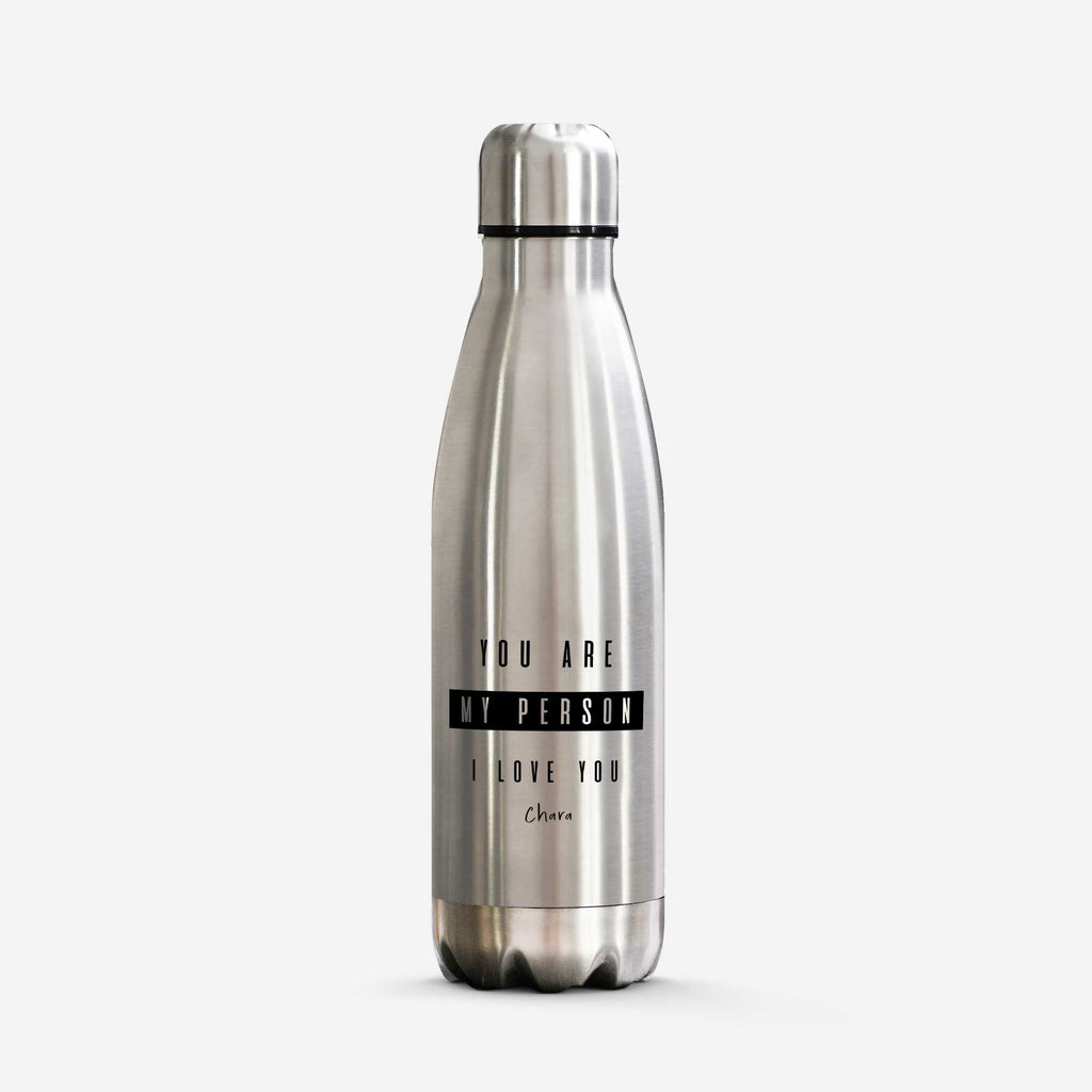 My Person - Silver Bowling Bottle 500ml - GOTShirts