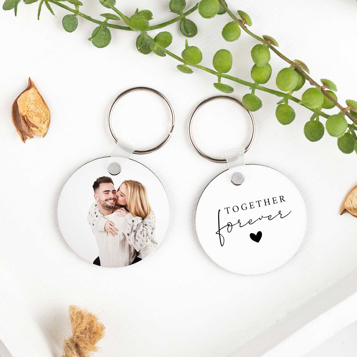 Round Plastic Keyring (2 side print) - GOTShirts