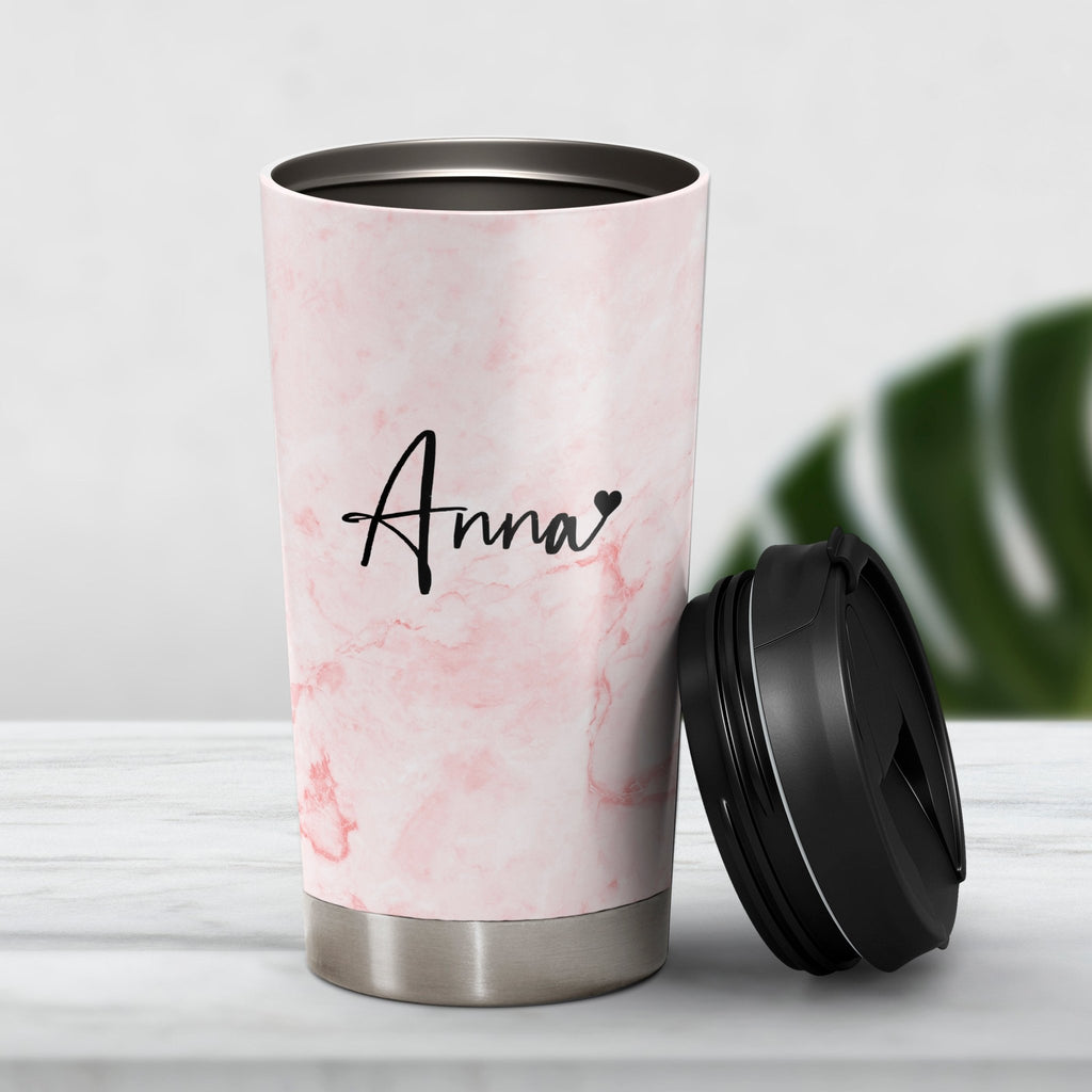 Name With Heart - Stainless Steel Travel Mug - GOTShirts