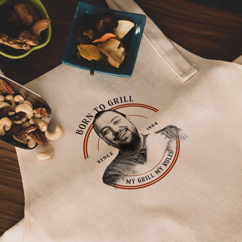Born To Grill - Cooking Apron - GOTShirts