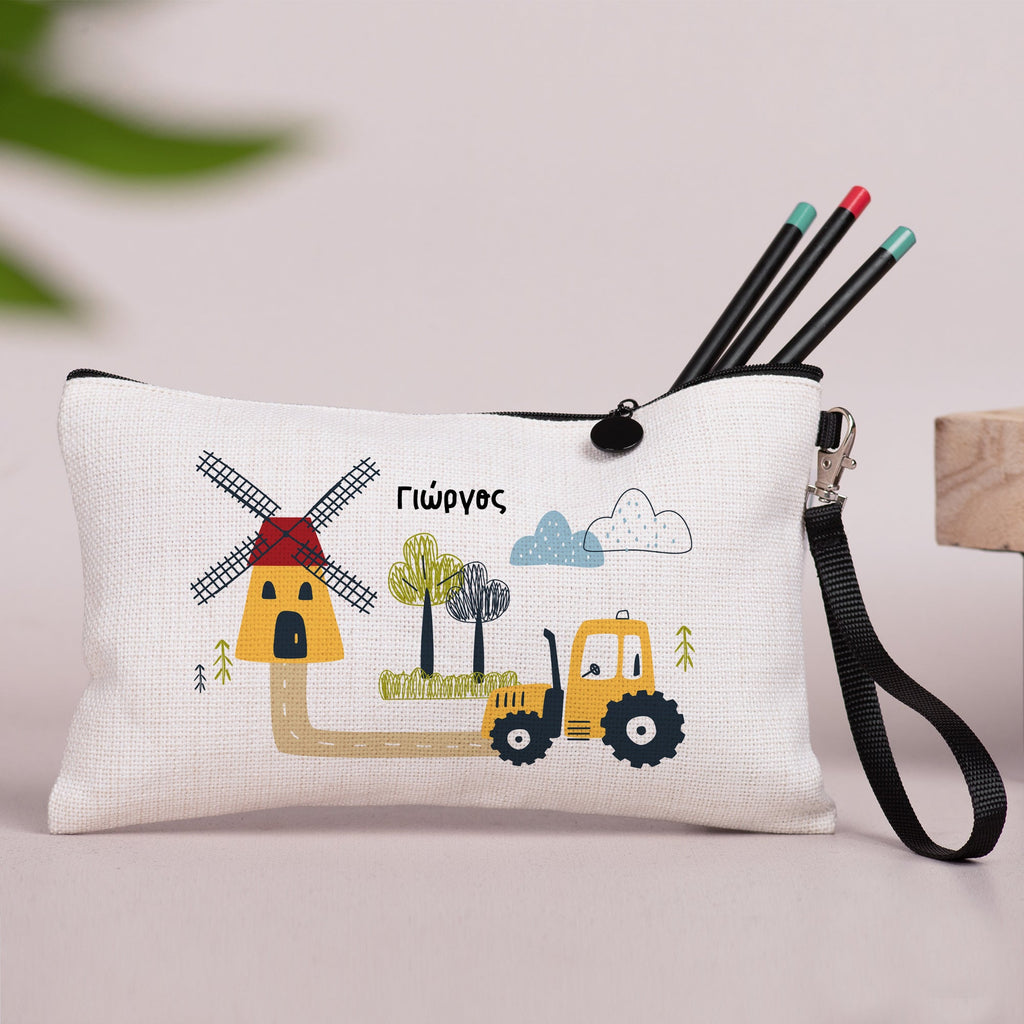 Little Farmer - Linen Pencil Case - GOTShirts