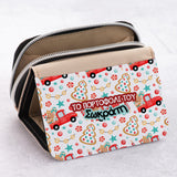 Christmas Cars Pattern - Kid's Jean Wallet - GOTShirts