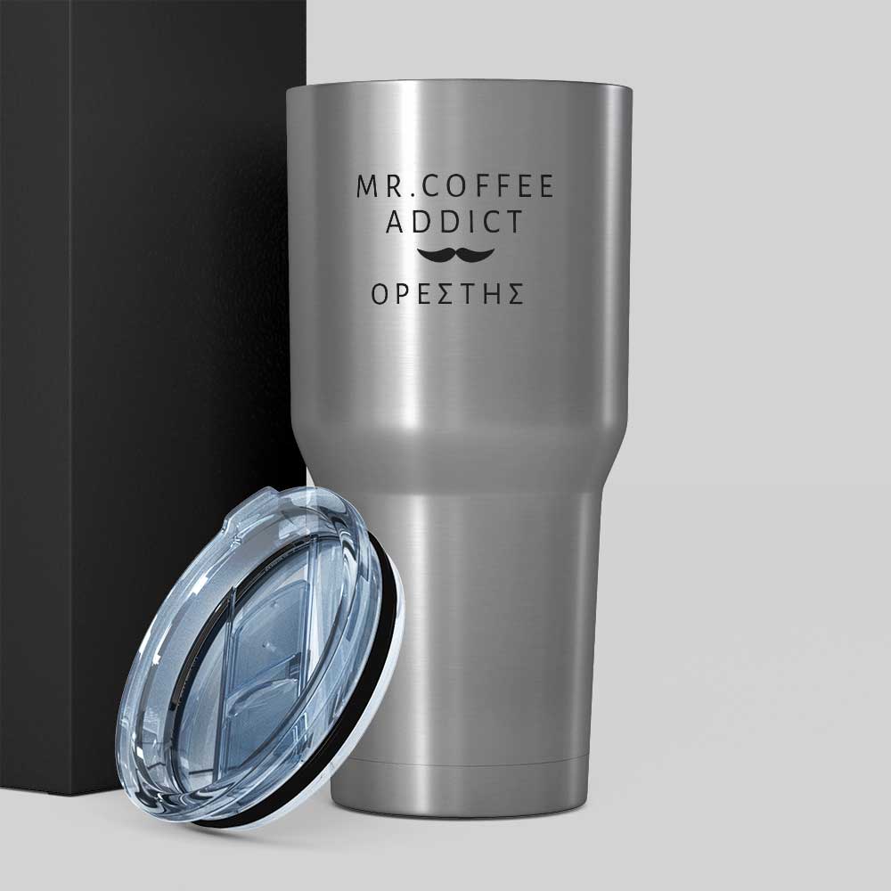 Mr. Coffee Addict - GIGA Stainless Steel Thermos 880ml