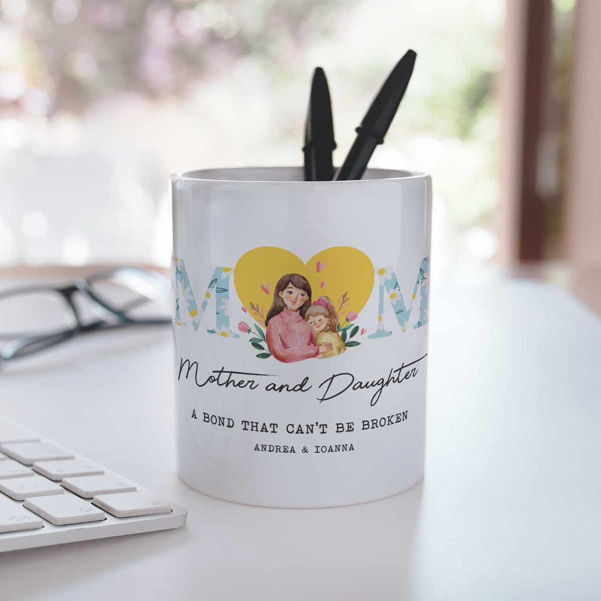 MOM - Ceramic Pencil Holder - GOTShirts