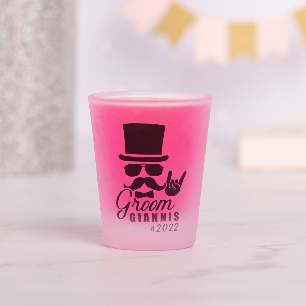 Groom - Frosted Shot Glass