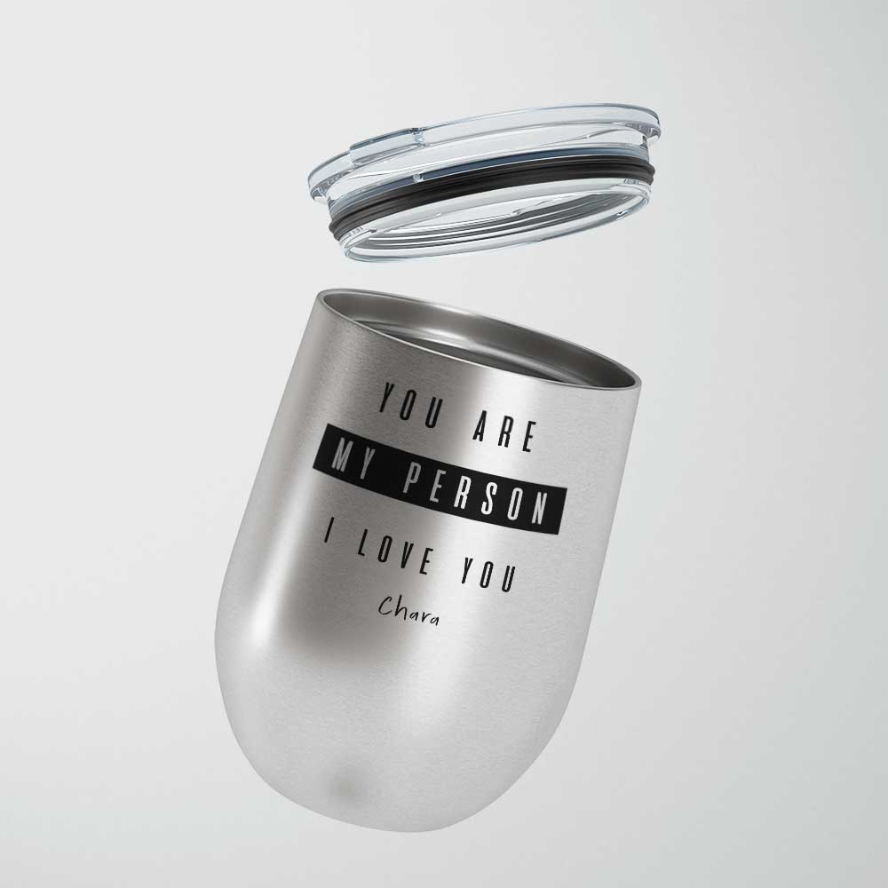 You Are My Person - Stainless Steel Silver Mug