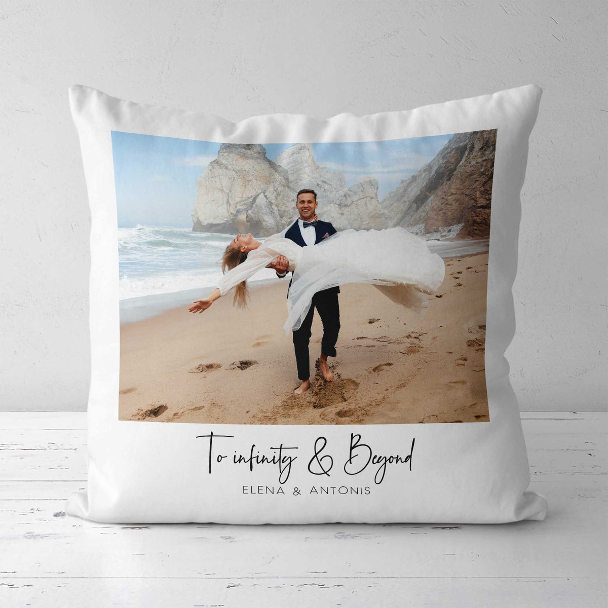 To Infinity & Beyond - White Pillow - GOTShirts