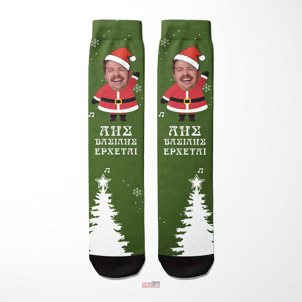 Santa Claus Is Coming Tonight - Socks