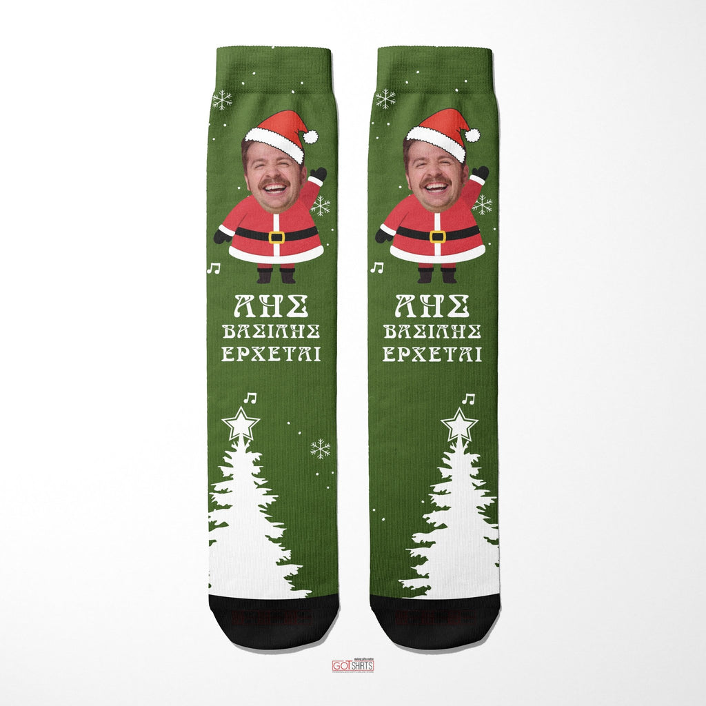 Santa Claus Is Coming Tonight - Socks - GOTShirts