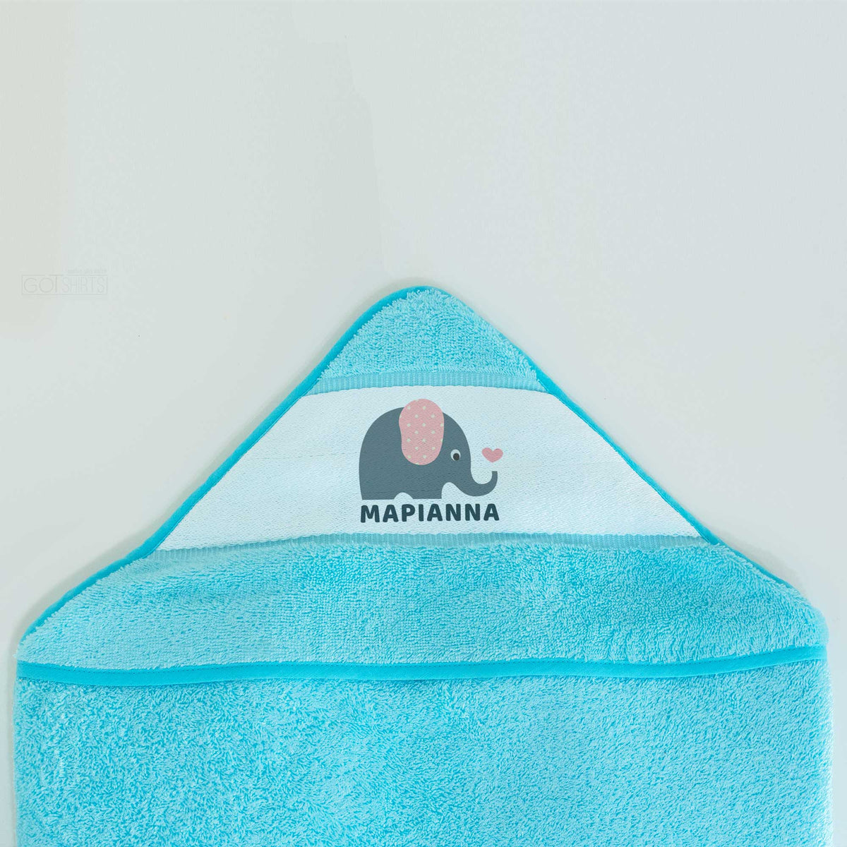 Pink Elephant - Baby Towel - GOTShirts