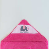 Pink Elephant - Baby Towel - GOTShirts
