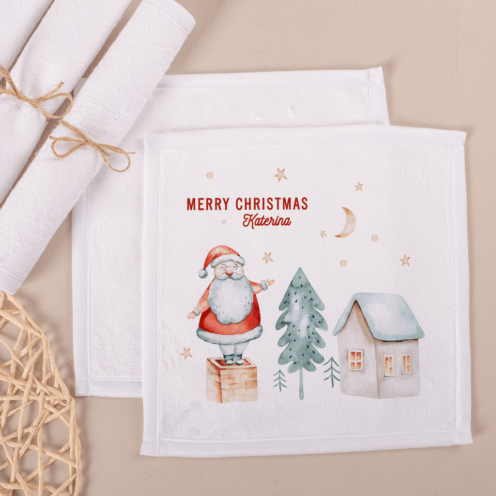 Santa Claus - Personalized Hand Towel - GOTShirts
