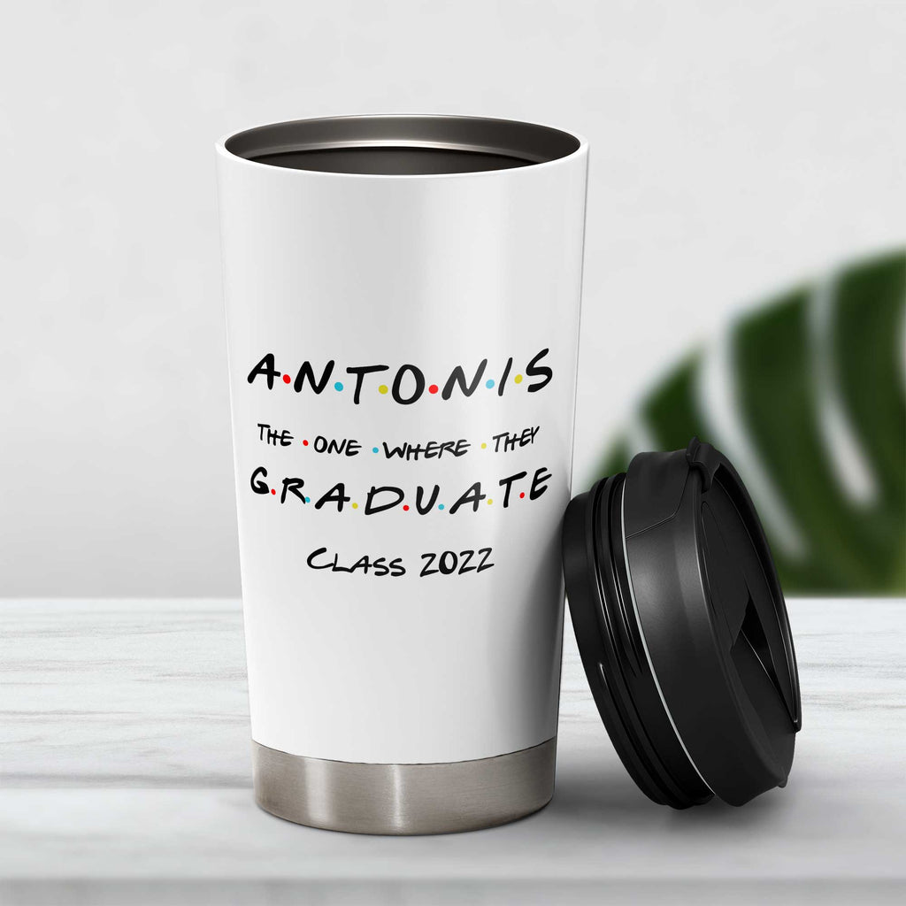 The One Where They Graduate - Stainless Steel Travel Mug