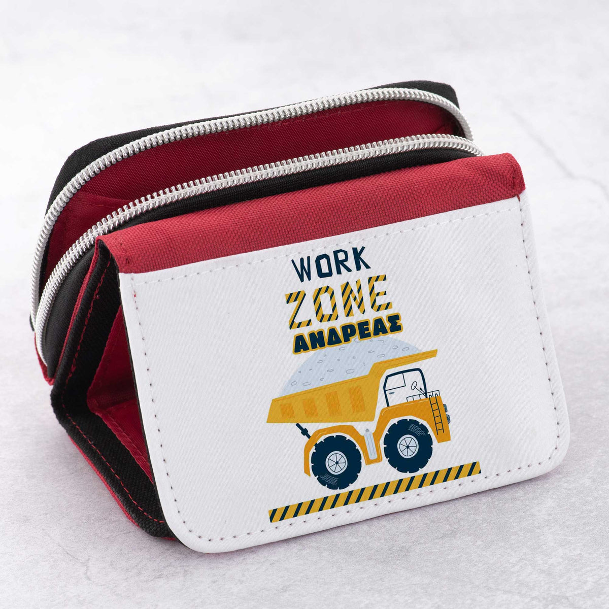 Work Zone Tractor - Kid's Jean Wallet - GOTShirts