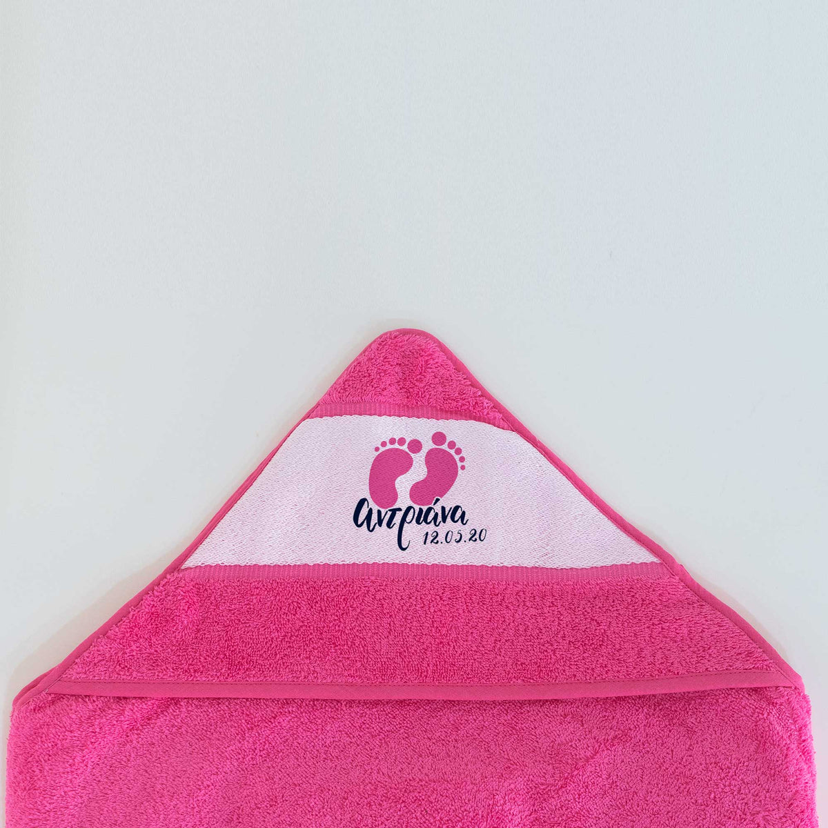 Pink Footprints - Baby Towel - GOTShirts