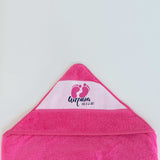 Pink Footprints - Baby Towel - GOTShirts