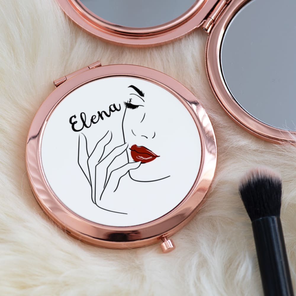 Woman Face - Compact Mirror - GOTShirts