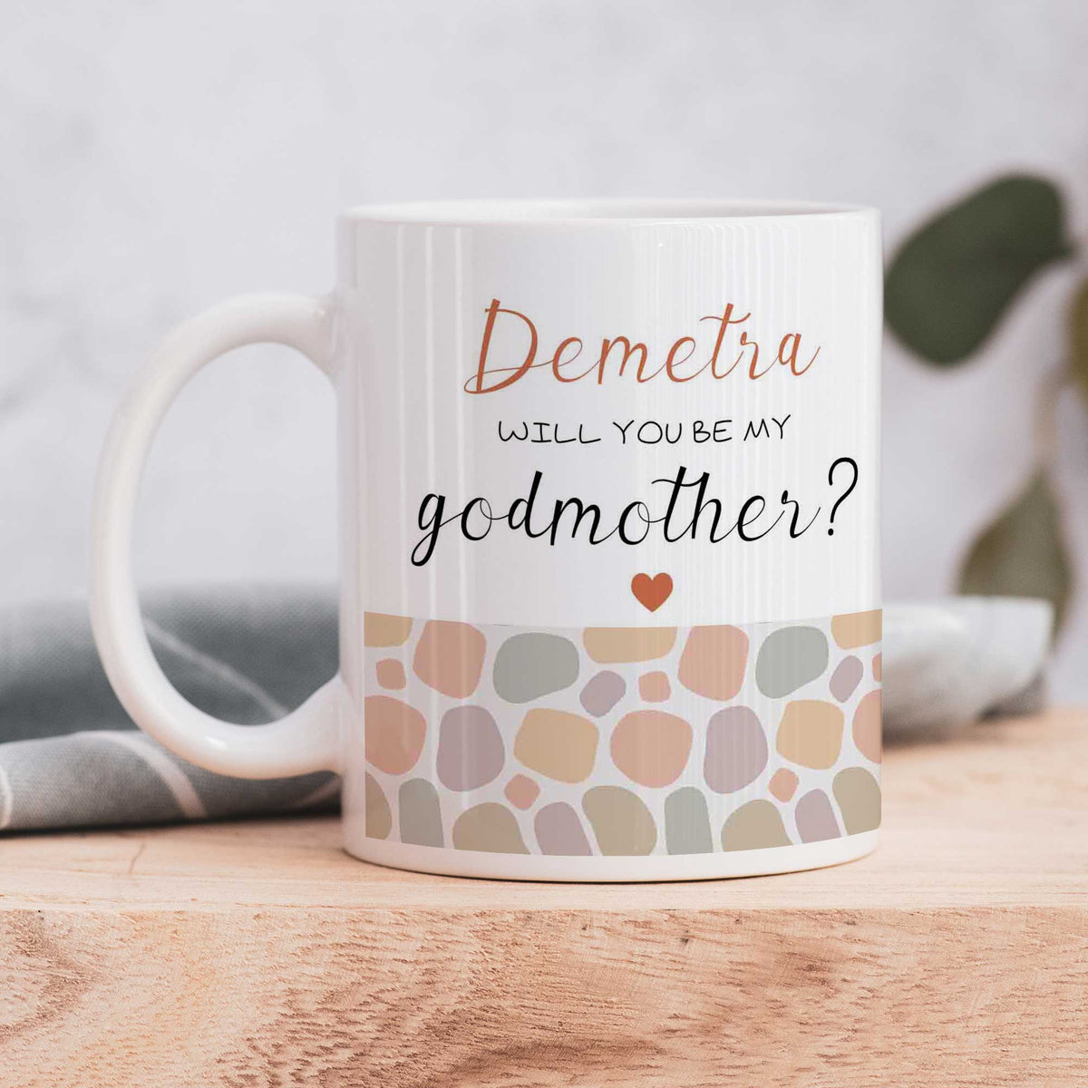 Will You Be My Godmother - Ceramic Mug 330ml - GOTShirts