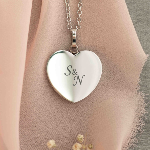 Heart Necklace (Engraved) - GOTShirts