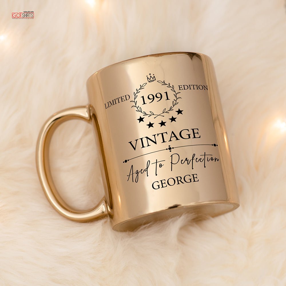 Aged To Perfection - Mirror Mug - GOTShirts